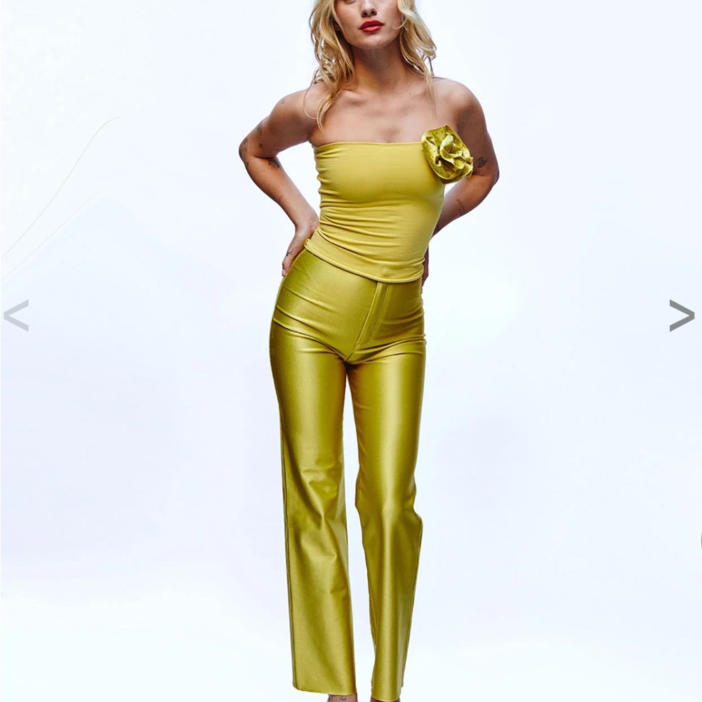 Elegant Yellow Jumpsuit